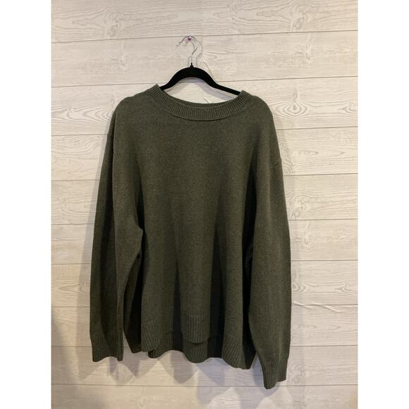 Lululemon Men’s Relaxed-Fit Knit Sweater – Size XXL Dark Forest - Picture 2 of 5